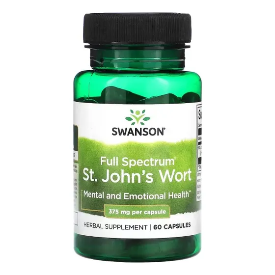 St Johns Wort Hierba De San Juan 60 Cap 375mg