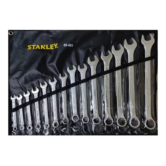 Juego De 14 Llaves Combinads Métricas 7-24mm  86-081 Stanley