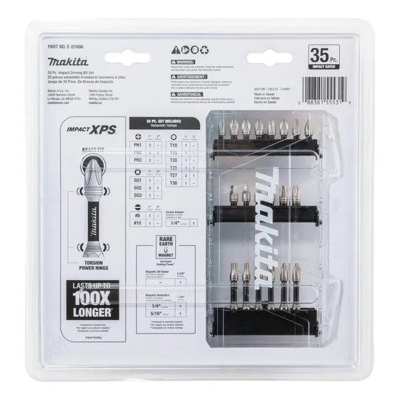 Makita E-01644 Impact Xps - 35 Piezas Juego De Dados Impacto