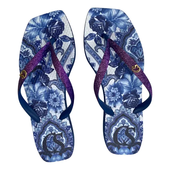 Chinelo Original Carmen Steffens Cs Club Fe Pv Azul Marinho