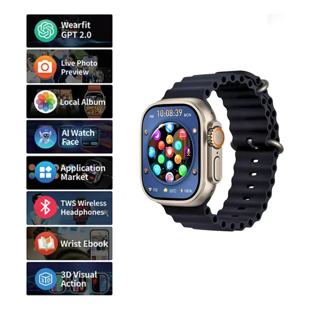 Reloj Inteligente Hk10 Ultra3 Smartwatch Amoled Fitness 2025