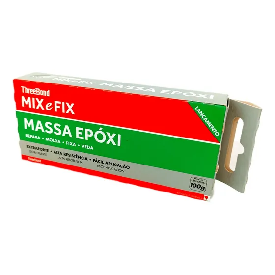 Durepoxi Cola Forte Massa Epóxi Threebond  100 G (+1 Grátis)