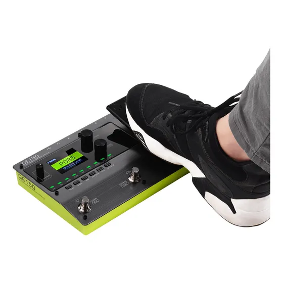 Pedal de modelagem e multiefeitos Mooer Ge150 Amp 55 Amp, cor verde