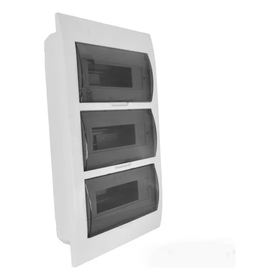 Tablero Embutido 36 Puestos Ip41 Lexo Electric Tapa Humo