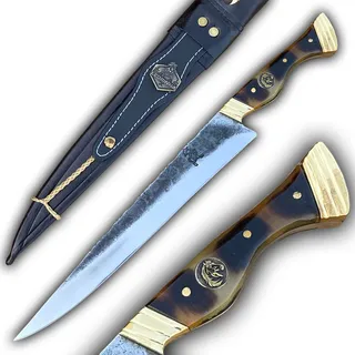 Faca Chimango Artesanal 4mm Fultang Brutforge Rustica 12 Pol Faca Chimango Artesanal 4mm Fultang Brutforge Rustica 12 Pol