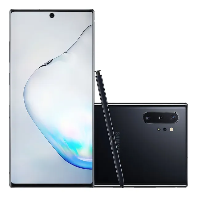 Smartphone Samsung Galaxy Note10+ 256 GB 12 GB Ram Preto - Excelente (Recondicionado)