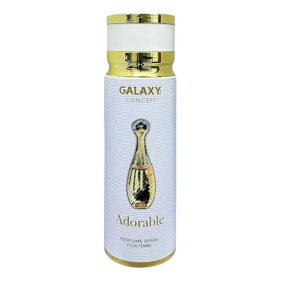 Perfume Árabe Feminino Adorable Galaxy 200ml Perfume Corporal Longa Duração Original Importado Linha Premium Cheiro De Grife Perfuma E Fixa Muito