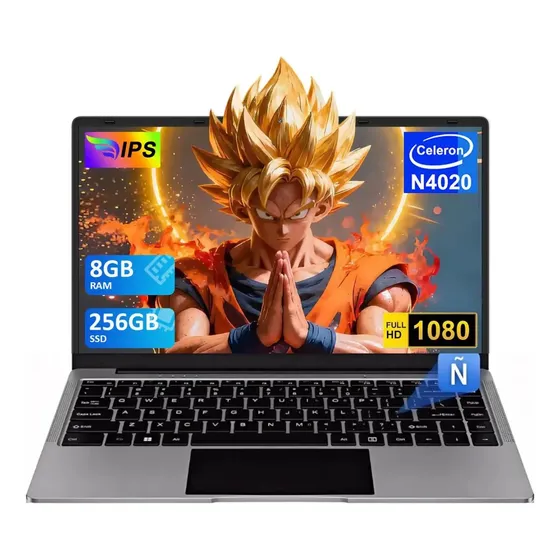 Laptop bvate B8 de 14" con Intel Celeron, 8 GB RAM y 256 GB SSD, Windows 11 y Mouse Inalámbrico