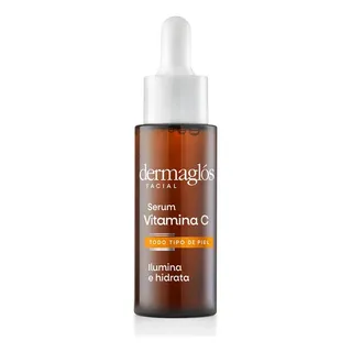Dermaglós Serum Facial Vitamina C X 25 Ml Momento De Aplicación Día/noche Tipo De Piel Sensible