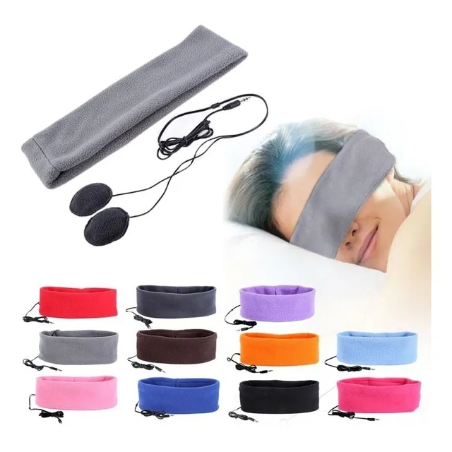 Fone De Ouvido Estéreo Junto Com Mascara Para Dormir 