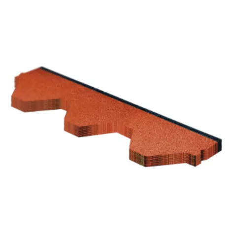 Tejas Asfálticas Hexagonales Edil Color Rojo