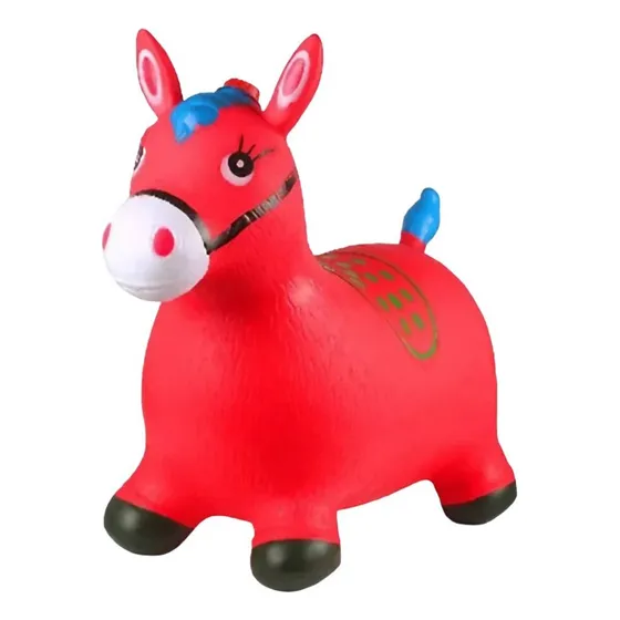 Juguete Musical Caballito Saltarin Rubber Horse Con Sonido Upa Upa 60 kg, de 1 a 7 años