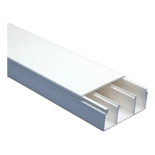 Canaleta Color Blanco De 3 Vías, De Pvc Auto Extinguible Canaleta Color Blanco De 3 Vías, De Pvc Auto Extinguible