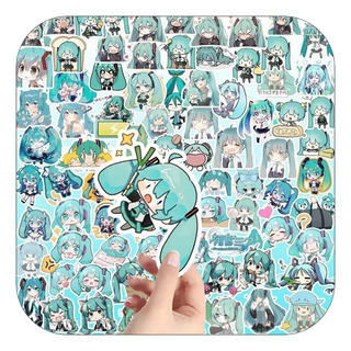 Hatsune Miku 100pzs Calcomanias Stickers De Pvc Vs Agua Hatsune Miku 100pzs Calcomanias Stickers De Pvc Vs Agua