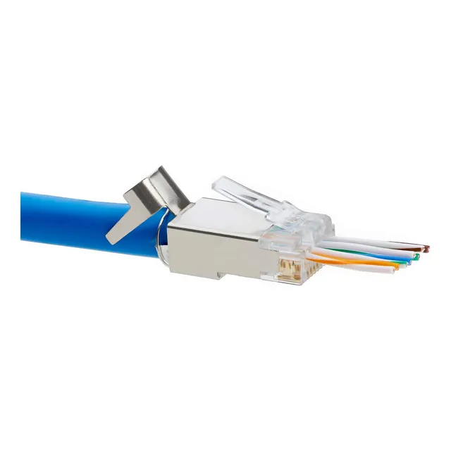 Conectores Modulares Rj45 Para Truecable Cat6/6a Con Paso A
