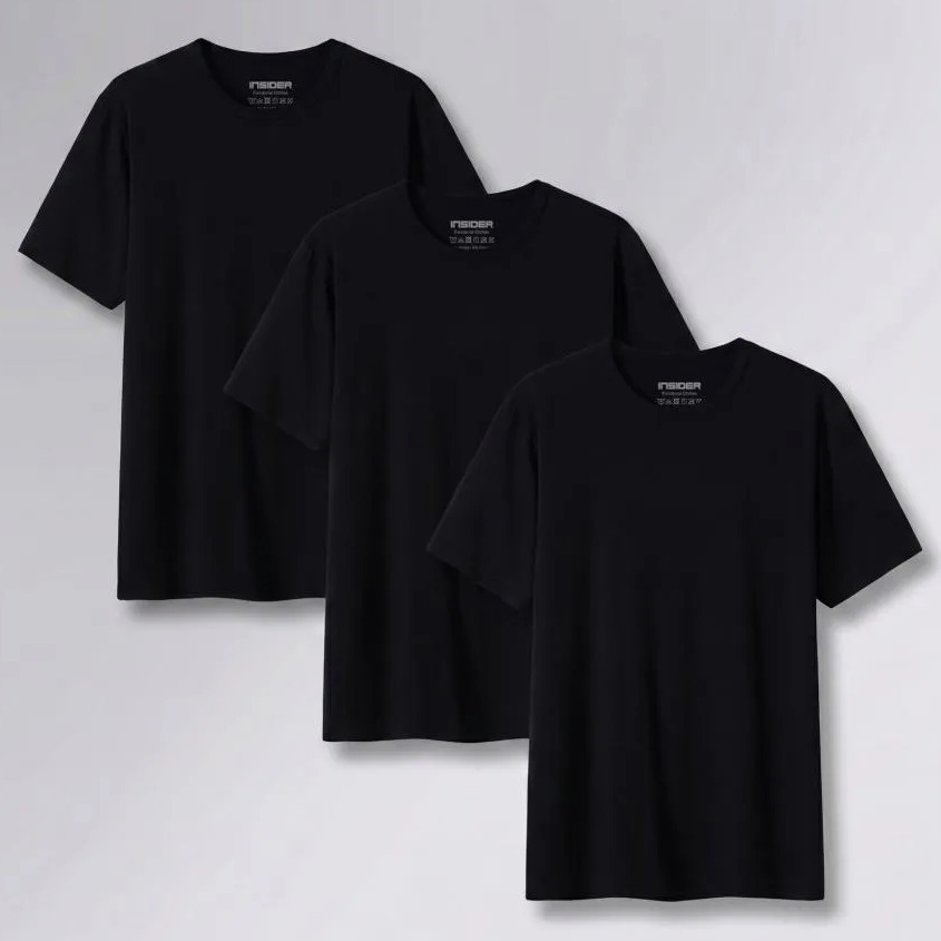 Kit 3 Camisetas Light T-shirt Insider
