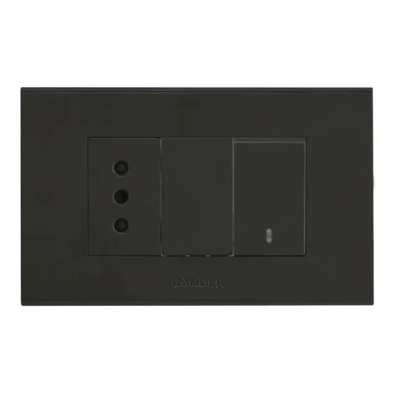 Interruptor Con Enchufe Simple 9/12 10a 250v Ac C3