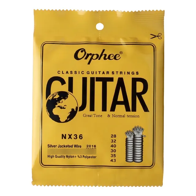 Juego De Cuerdas Guitarra Criolla Orphee Nx36 ( 0.28 - 0.43)
