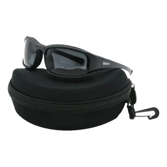 Óculos Tático Militar X7 Polarizado Proteção Uv 4 Lentes Armação Preto Lente Escura Marron Transparente Amarela
