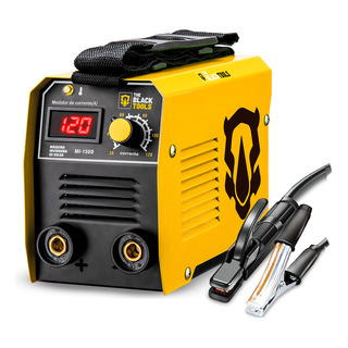 Máquina Inversora De Solda Portatil Mma Eletrodo Mi150d 120a 220v The Black Tools Máquina Inversora De Solda Portatil Mma Eletrodo Mi150d 120a 220v The Black Tools