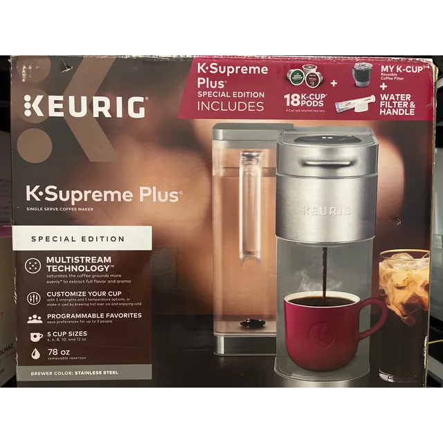 Cafetera Eléctrica Cápsulas Keurig K-supreme Plus Cápsulas