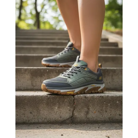 Tênis De Trilha Masculino Arch Fit Road Walker Skechers Verde Lisa 43 Br