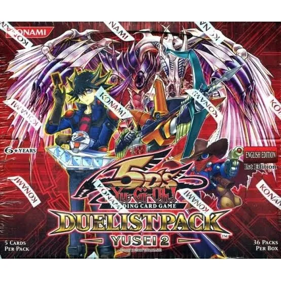 Yugioh Duelist Pack Yusei 2 Booster Box Display Inglés