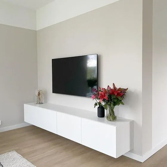 Rack Modular Flotante De Tv 43 48 49 50 55 65 75 85 Pulgadas
