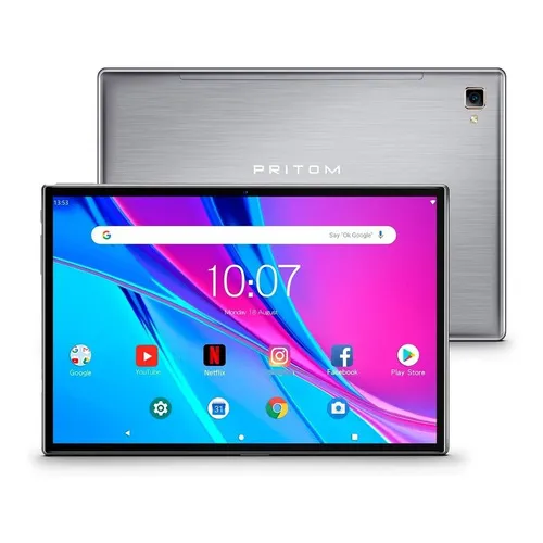 Tablet Pritom L10 10,1'' Ips 32gb 3gb Android10 6000mah Nnet Color Plateado