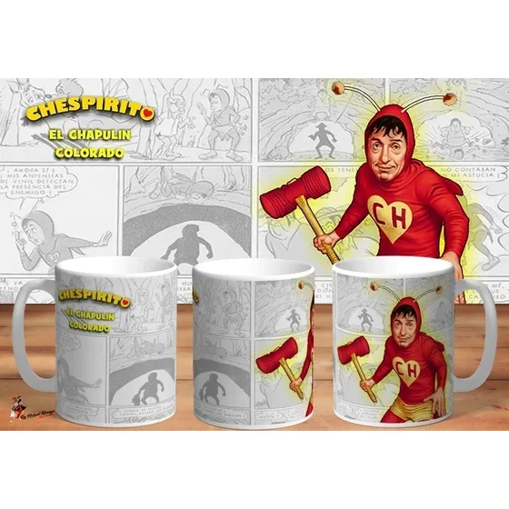 Taza De Ceramica Chespirito El Chapulin Colorado