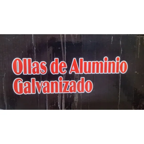 Batería De Ollas De Aluminio Galvanizado,sartenes Y  Ollas