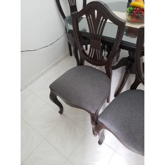 Comedor De 6 Puestos Con Bife Vitrina