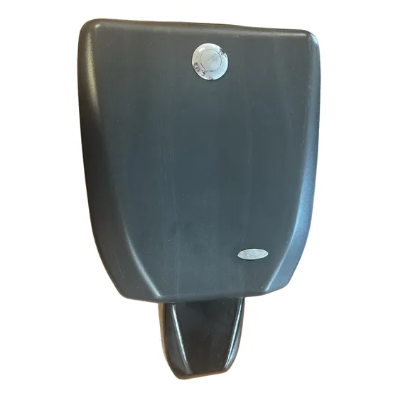 Cisterna Pared Descarga Controlada Boton Negra 12lt
