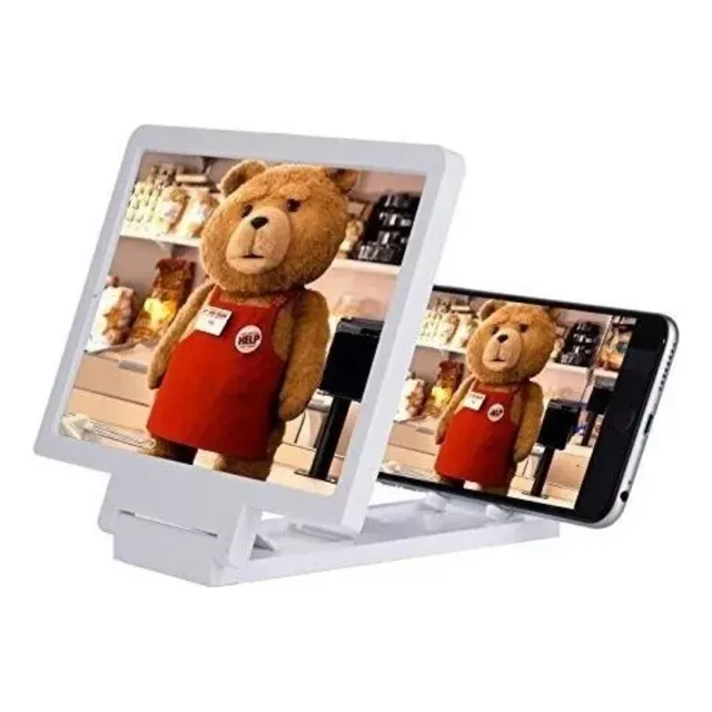 Pantalla Lupa Amplificadora De Imagen Con Soporte Celular