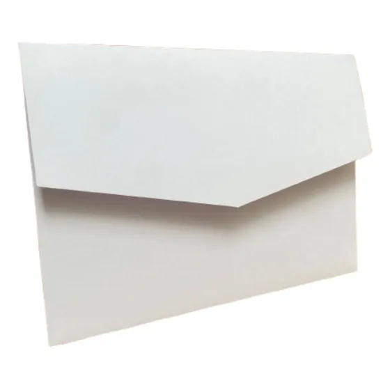 100 Envelope Branco Liso 240g 15x21 Bico Horizontal Cor Linha Color Plus Cores Bico Vertical