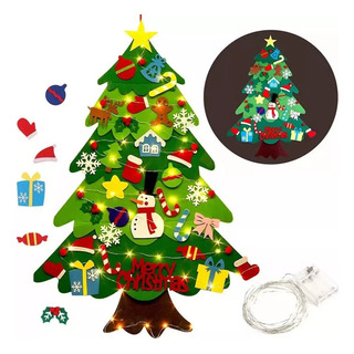 Árbol De Navidad Con Velcro, Árbol De Navidad De Fieltro Árbol De Navidad Con Velcro, Árbol De Navidad De Fieltro