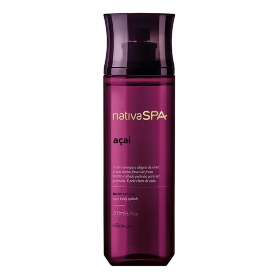 Body Splash Nativa Spa Açaí 200 Ml