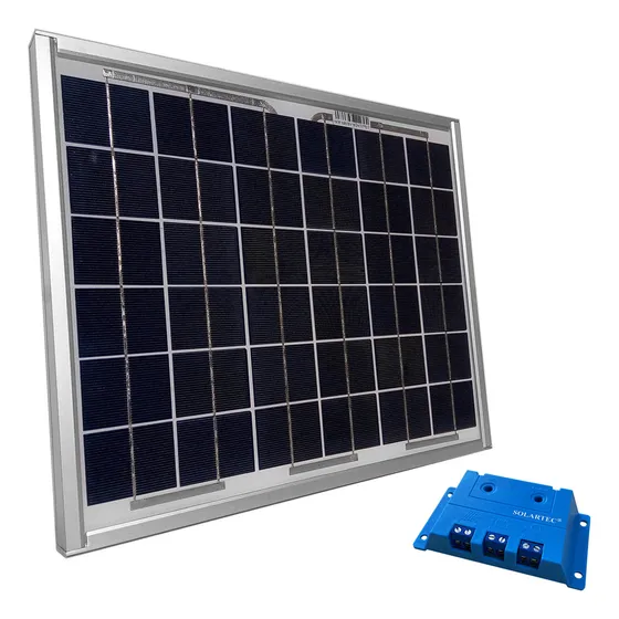 Panel Solar 12w + Regulador P/ Bateria 12v Nautica Motorhome Color Azul Acero Voltaje De Circuito Abierto 21.7v Voltaje Máximo Del Sistema 17.4v