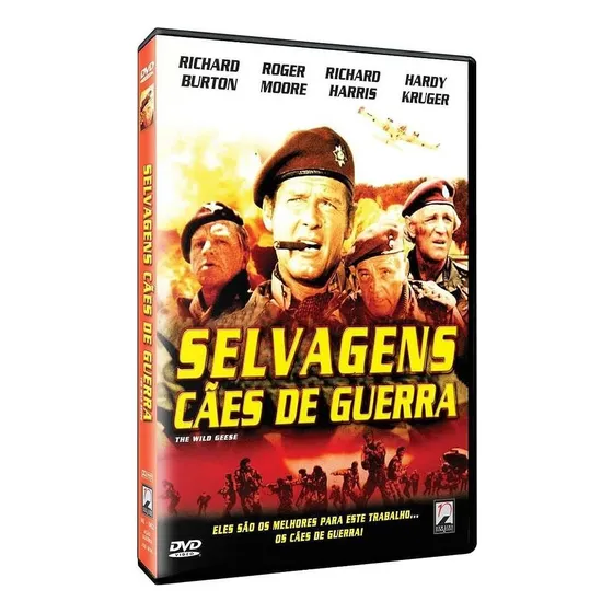 Selvagens Cães De Guerra - Dvd - Richard Burton  Roger Moore