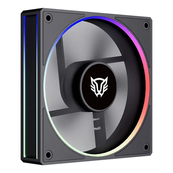 Ventilador Para Pc Eolox Bora-r Exb75r Azender Series Led Negro