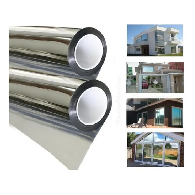 Insu Film Prata Espelhado,3m X 50cm,rolo Insufilmes