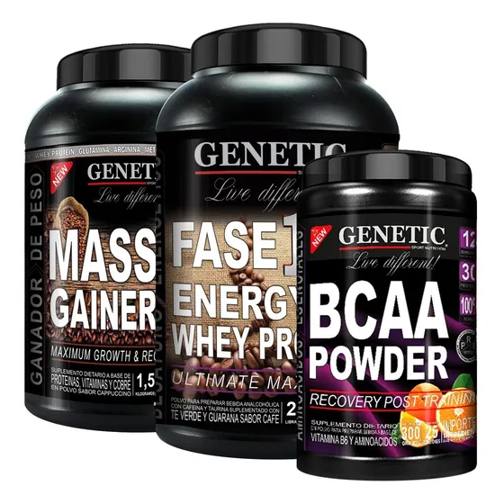 Ganador Peso Energía Proteina Fase 1 Aminoácido Bcaa Genetic