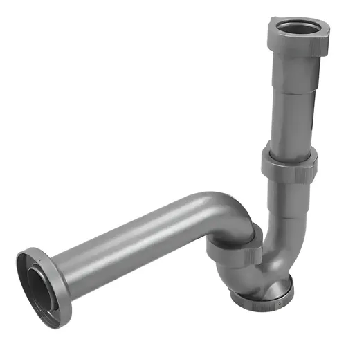 Trampa Registro Y Contra Lavabo Fregadero Coflex P-b9052p Color Gris