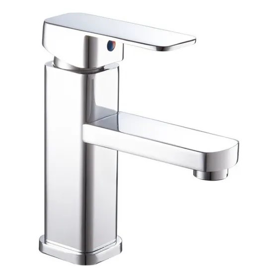Grifo De Baño Monomando Cascada Bajo Madera Plata Qa