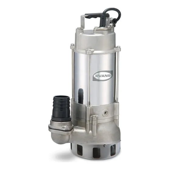 Bomba Sumergible Para Lodos Evans 1hp 110v Inoxidable