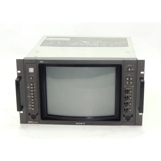 Monitor Profesional Sony Bvm-1311 Funcionando Detalles D Uso Gris