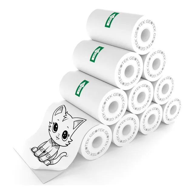 Papel Autoadhesivo X10u Para Mini Impresora 57mm X 2.7mts