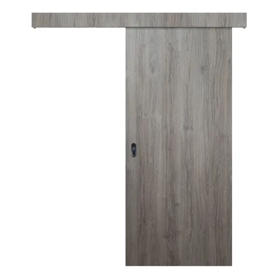 Puertas Corrediza Colgantes - Ideal Living, Baños, Vestidor Color Olmo Australiano