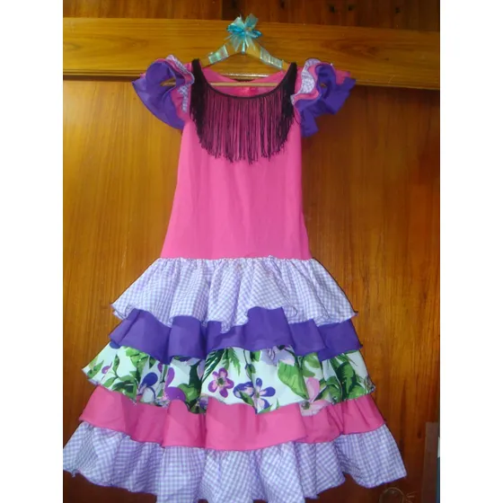 Vestido Flamenco Para Niña Talla 6