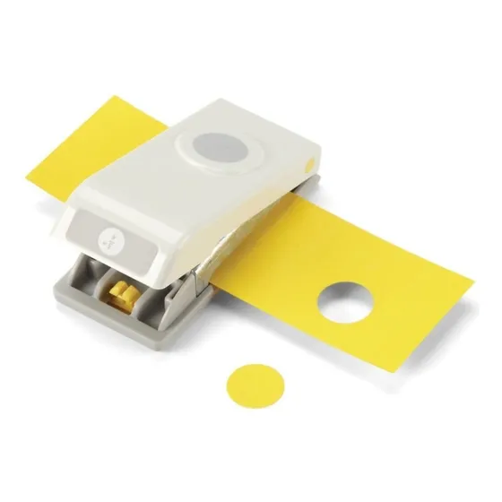Perforadora Circular Papel 1.9cm Ek Tools Color Blanco Forma De La Perforación Círculo